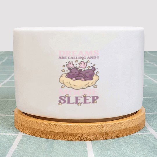 Dreams Are Calling Youth Cute Moose Plant Pots