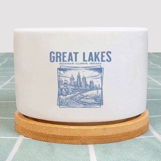 Great Lakes - Retro Plant Pots
