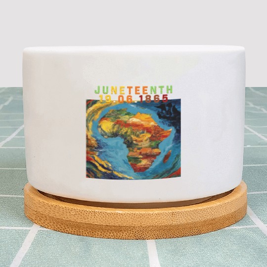 Juneteenth 1865 Africa Map Plant Pots