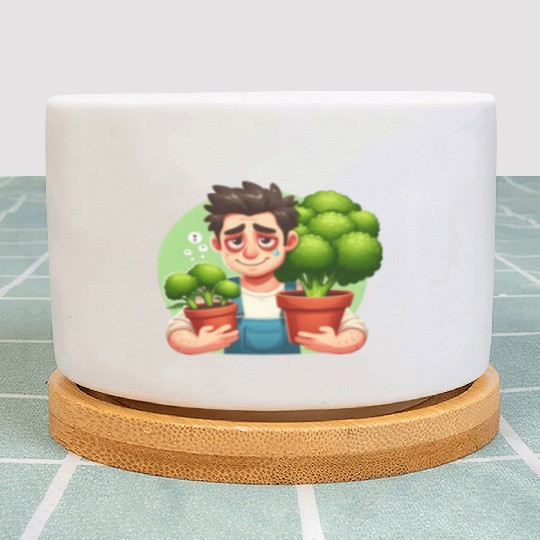 Broccoli Gardener Plant Pots