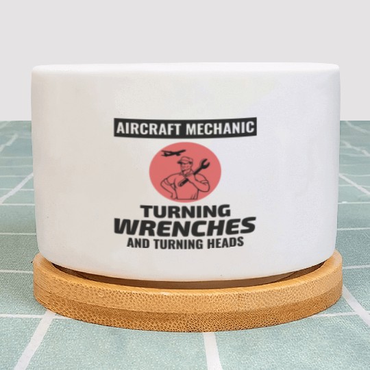 Aircraft Mechanic Aviation Maintenance Technician Plant Pots