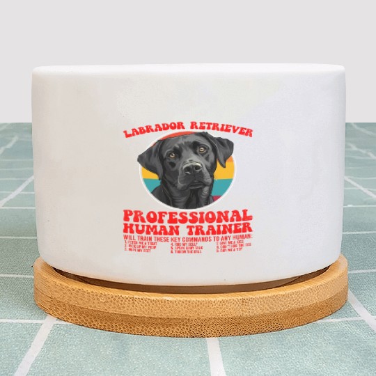 LABRADOR RETRIEVER PROFESSIONAL HUMAN TRAINER Plant Pots