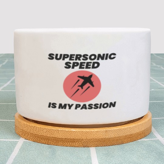 Aircraft Jet Engine Mechanic Aviation Technician Plant Pots