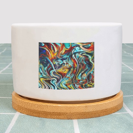 Multi abstrack Plant Pots