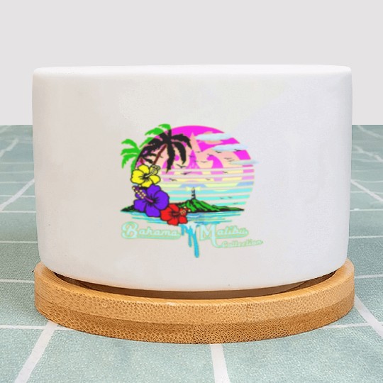 Summer Tropical Paradise Island Vibes Plant Pots