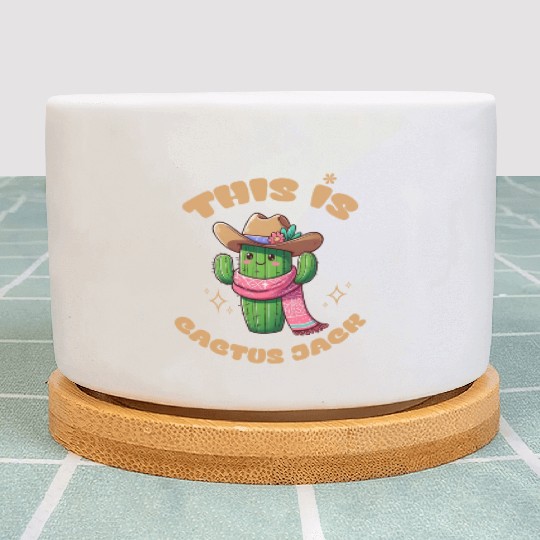 This is Cactus Jack Plant Pots