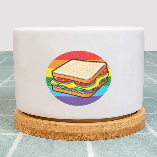 LGBTQ Sandwich Plant Pots