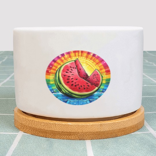 LGBTQ Melon Plant Pots