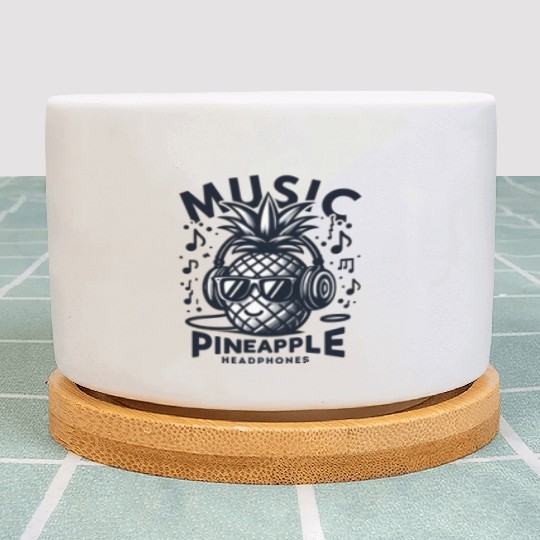 Pineapple Jam Session Grooves Plant Pots