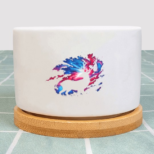 Cool Galaxy Graphic Space Art Plant Pots