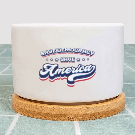 Save Democracy - 2024 Elections Plant Pots