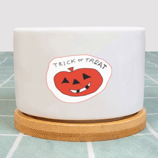 Trick or Treat Halloween Pumpkin Plant Pots