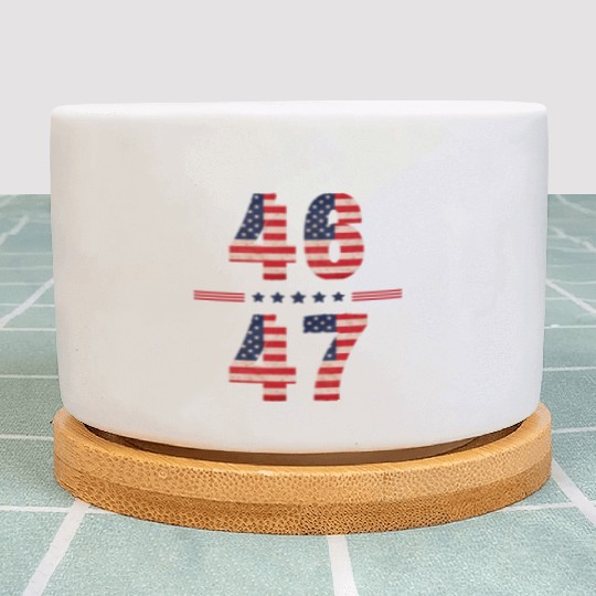 46 will be the 47th President of merica Plant Pots