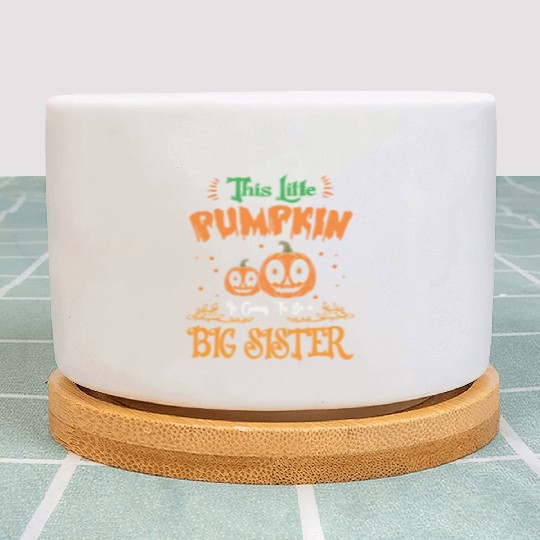 Pumpkin Big Sister Plant Pots