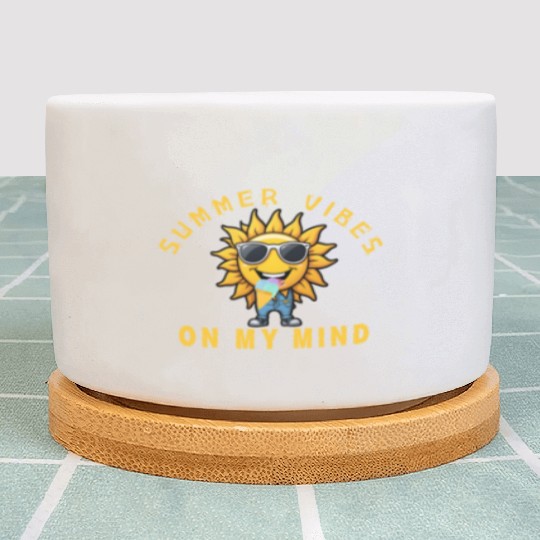 Summer Vibes Sunflower Plant Pots