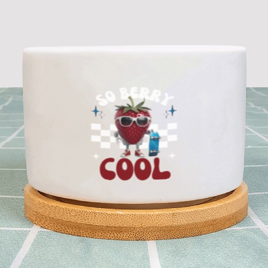 Groovy So Berry Cool Fruit Lover Strawberry Plant Pots