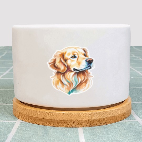 Golden Retriever Golden Retriever Plant Pots
