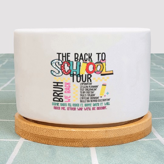 Back to School Teacher Tour Plant Pots