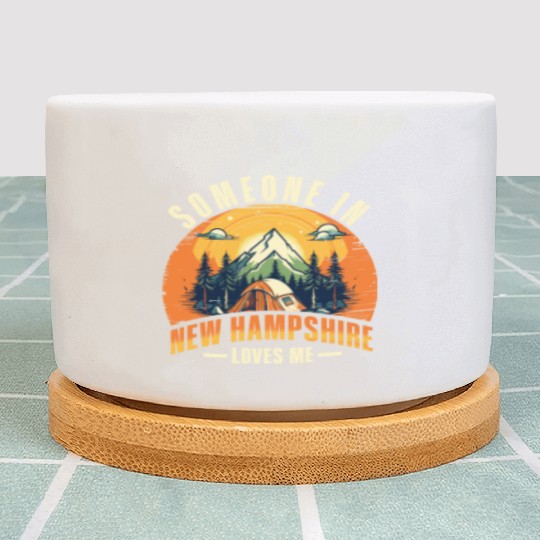 Someone In New Hampshire Loves Me Plant Pots