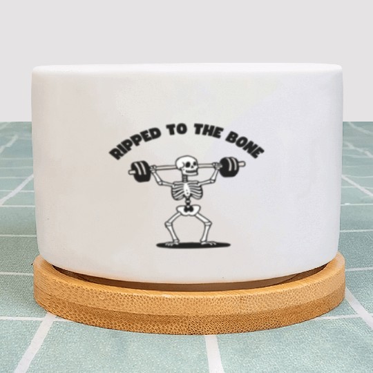 Ripped to the Bone Plant Pots