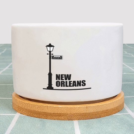 New Orleans - Bourbon Street Plant Pots