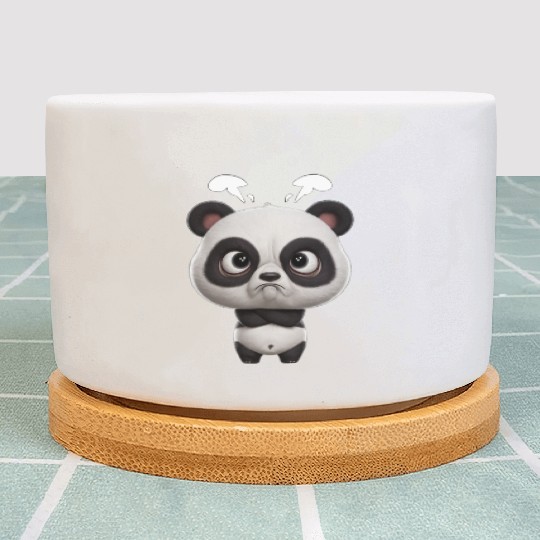 Cute Panda - Kawaii Angry Plant Pots