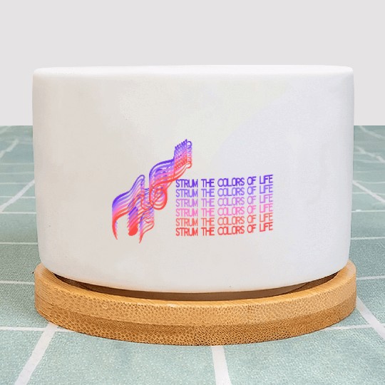 Abstract Strings - Guitar Plant Pots