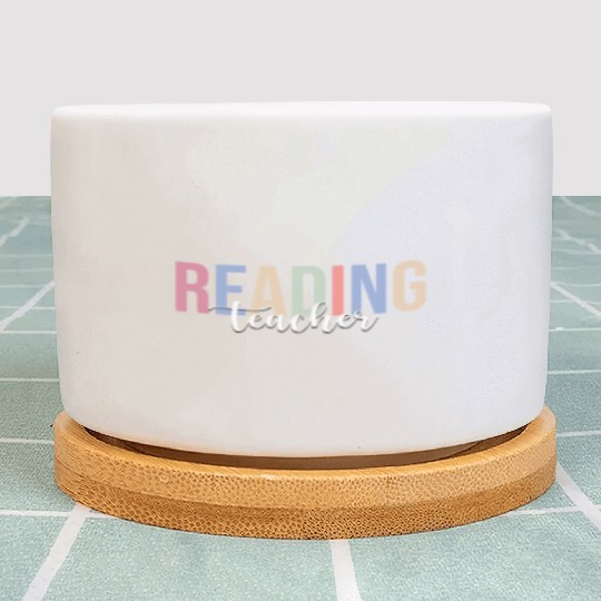 Reading Teacher Book Reading Read Plant Pots