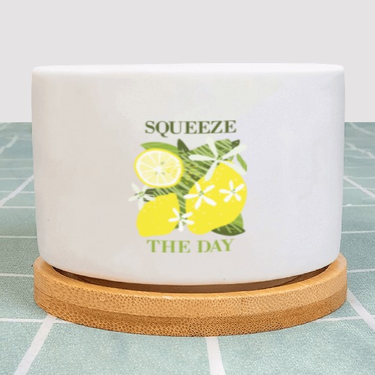 Citrus Lover Squeeze the day Plant Pots