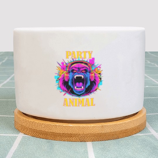 Party Animal Gorilla Style - Plant Pots Design