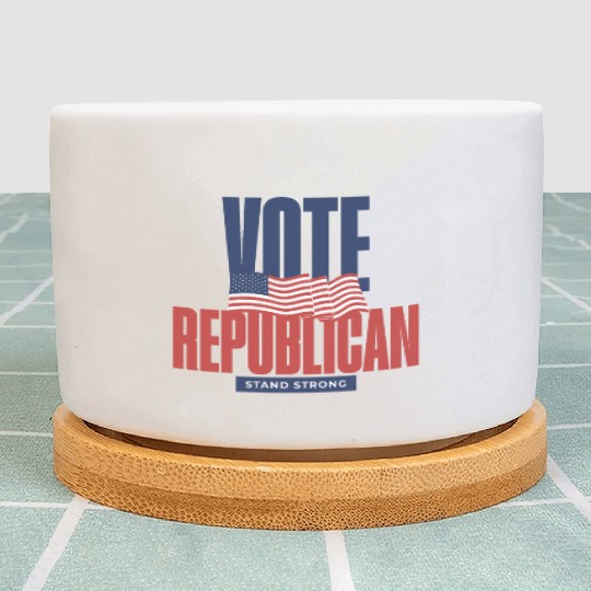 Vote Republican Election 2024 Plant Pots design