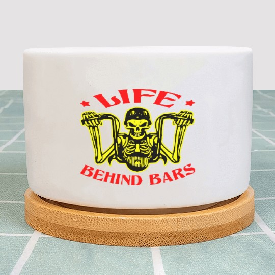 Life Behind Bars Biker LIKE US ON FACEBOOK #USAP Plant Pots