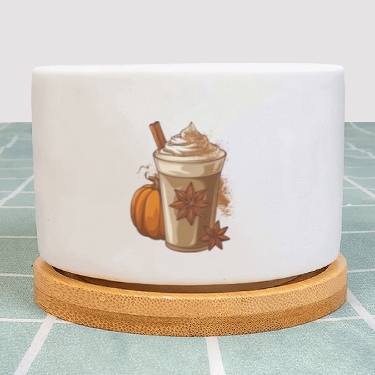 Pumpkin spice latte Plant Pots