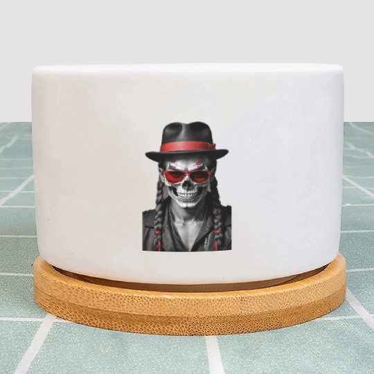 Modern skull Plant Pots