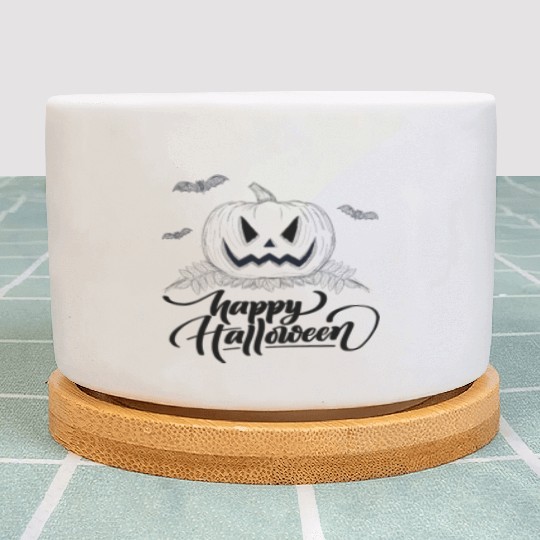 Happy Halloween Fun Design | Spooky & Cute Apparel Plant Pots