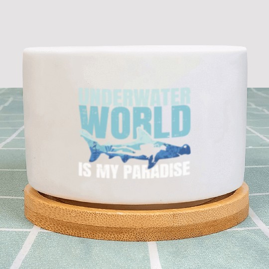 Underwater World Is My Paradise Plant Pots