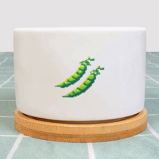 8 Bit Pixel Peas Plant Pots