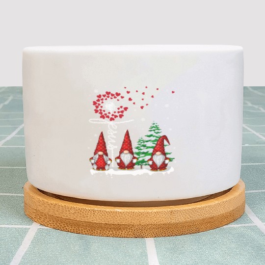 Gnomes Jesus Dandelion Christmas Tree Plant Pots