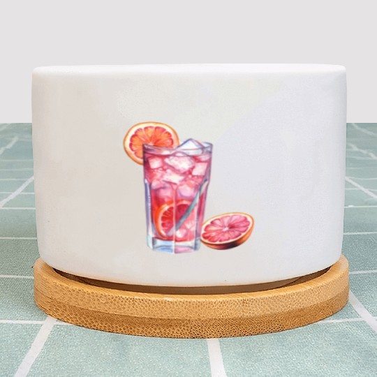 Grapefruit Citrus Cocktail Plant Pots