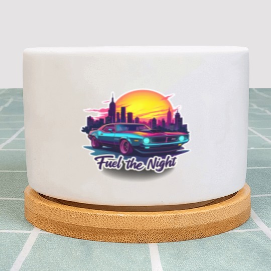 Cyberpunk Muscle Car Plant Pots