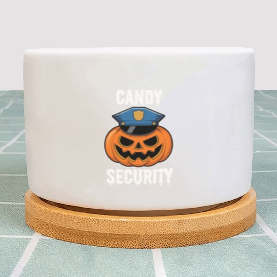 Candy Security Halloween Plant Pots