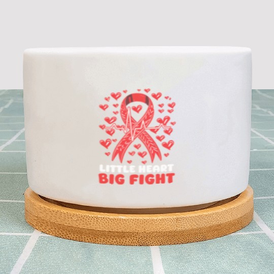 CHD Awareness Little Heart, Big Fight Plant Pots