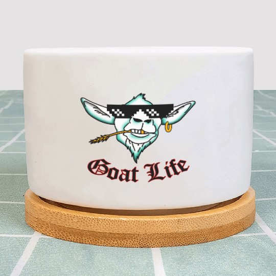 Goat Life, Yo! Plant Pots