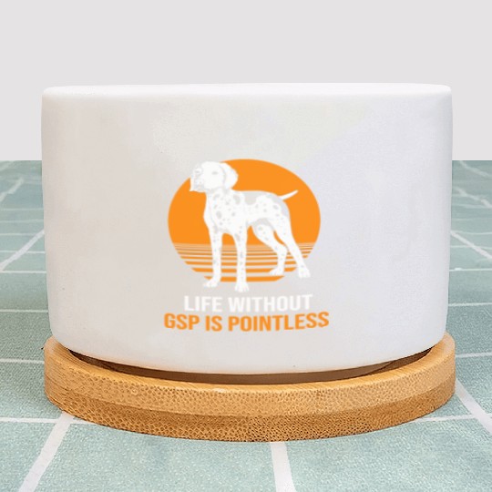 GSP Mom Dog Lovers German Shorthaired Pointer Dog Plant Pots