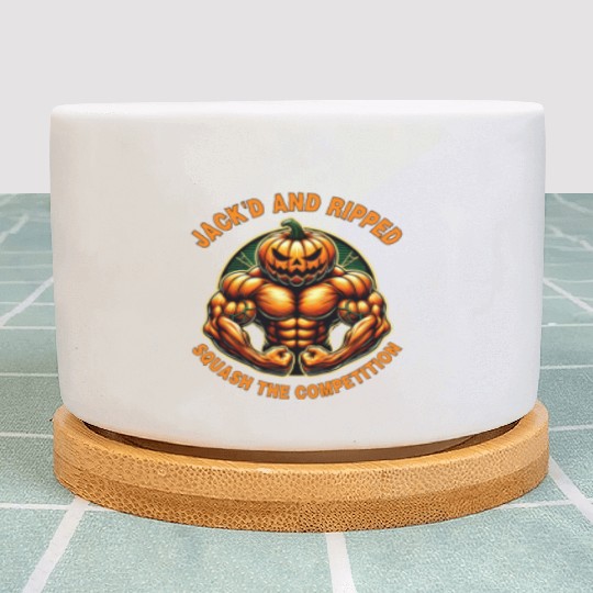 Jack'd and Ripped (Orange Edition) Plant Pots