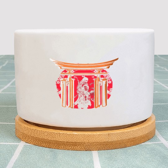 Kanji Japan Katana Sword Ninja Samurai Plant Pots