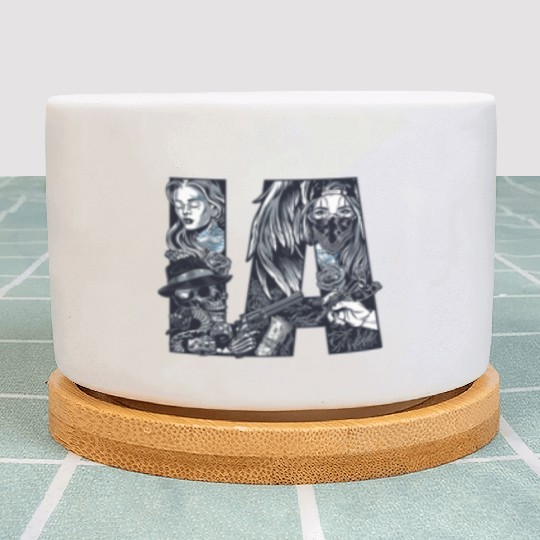 LA Chicano Cholo Los Angeles Plant Pots