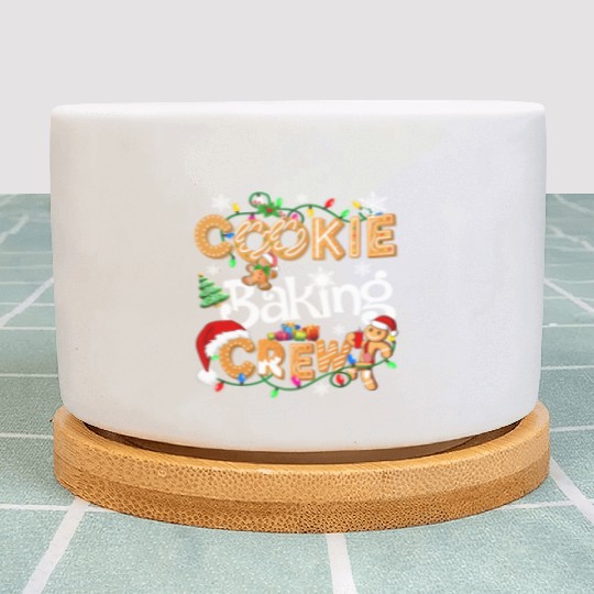 Cookie baking crew Cooking Lover Xmas Gingerbread Plant Pots