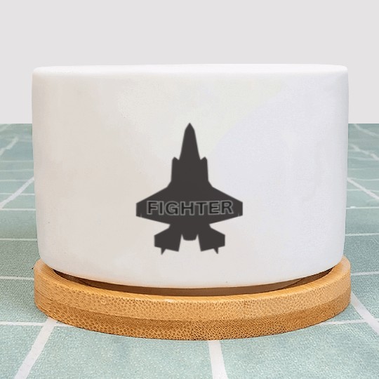 USAF F-35 Lightning II Art Plant Pots
