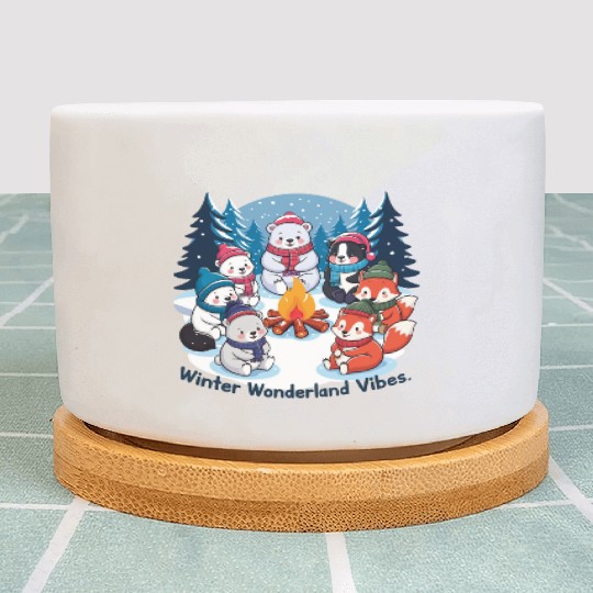 Winter wonderland vibes Plant Pots